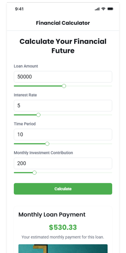 App Financial Calculator